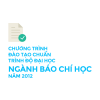 BẢN MÔ TẢ CTĐT NGÀNH BÁO CHÍ HỌC 2012