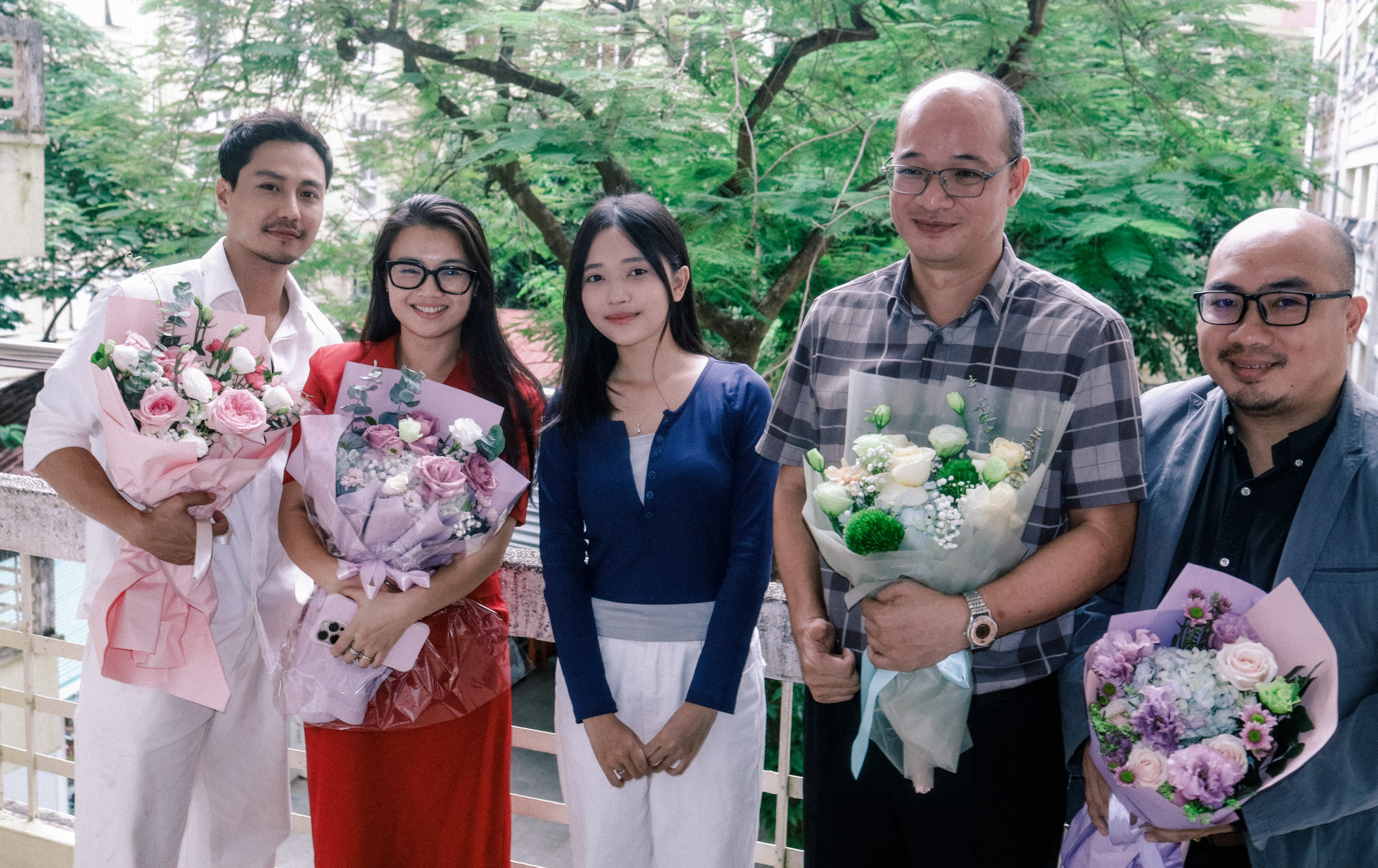 Sinh viên Viện ĐTBC&TT giao lưu với đoàn làm phim Tử chiến trên không